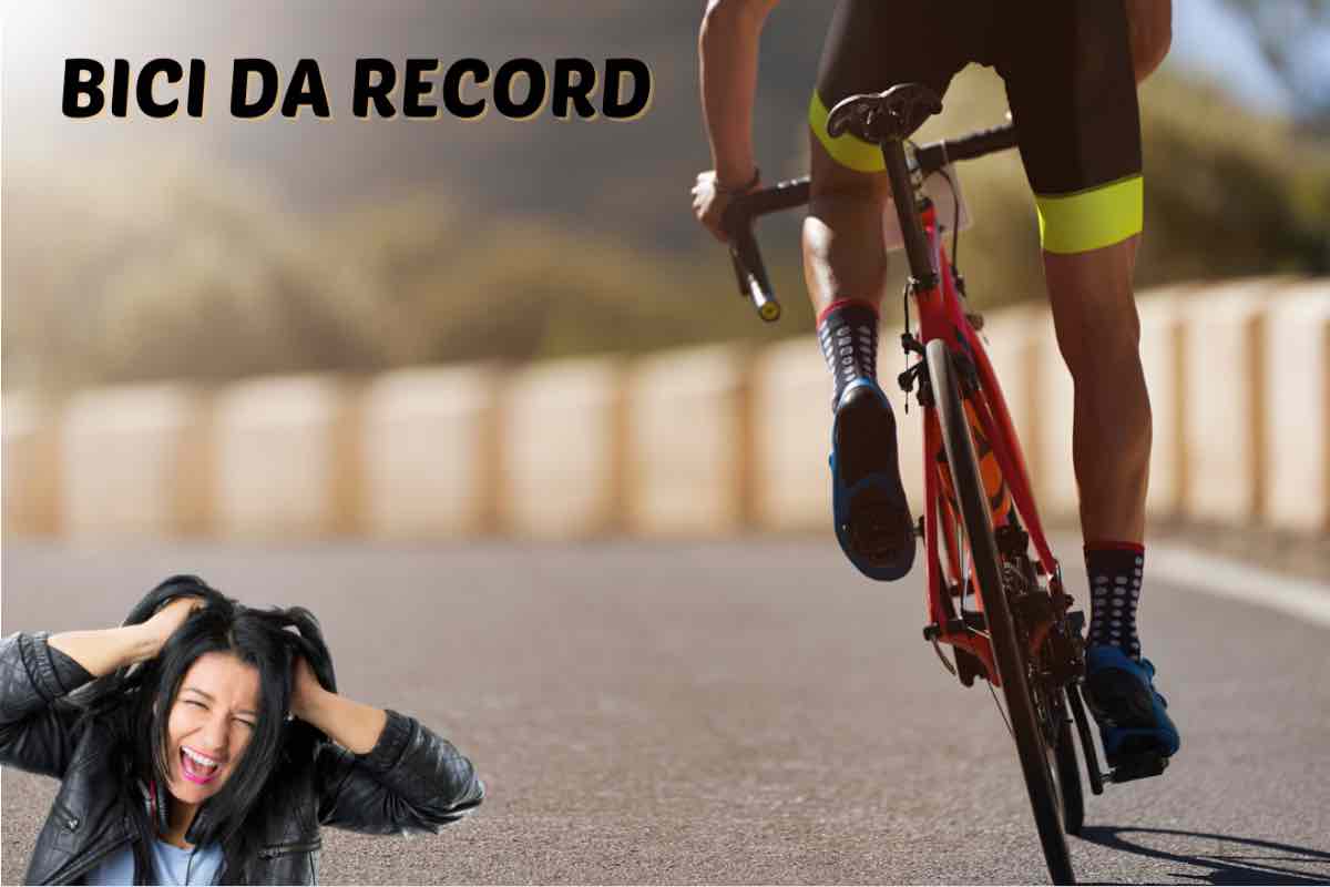 Bicicletta record assurdo