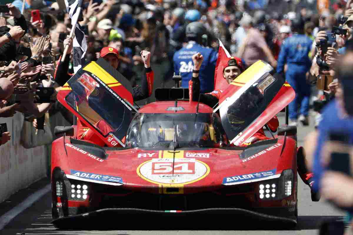 Riconoscimento per la Ferrari di Le Mans