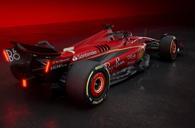 Ferrari SF-24 aerodinamica come red bull