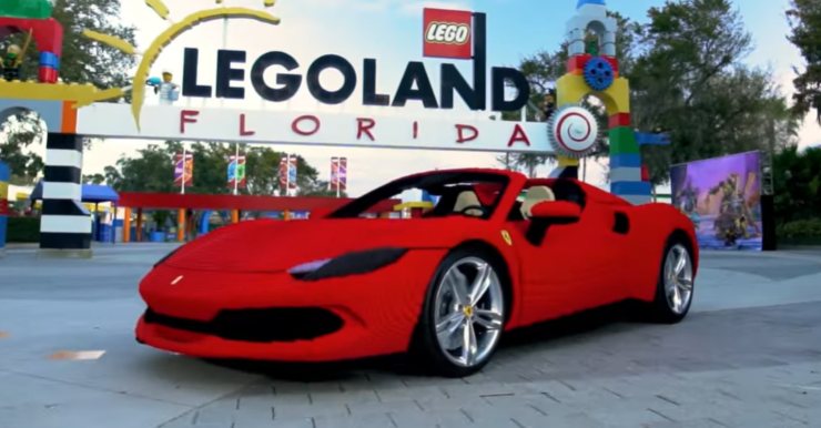 Ferrari 296 GTS Lego Florida Legoland