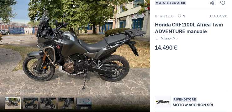 Honda Africa Twin tutti i dettagli