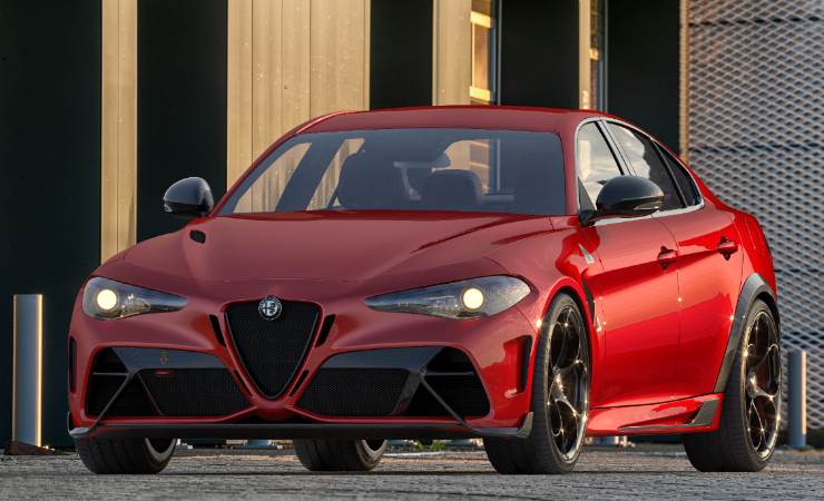 Il render della nuova coupé Alfa Romeo