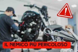 Moto pericolo manutenzione