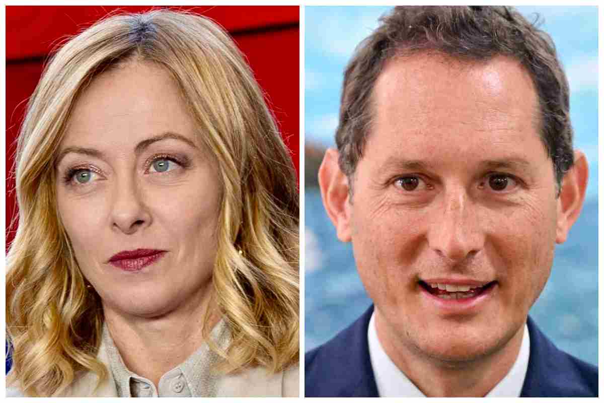 John Elkann, bordata a Giorgia Meloni