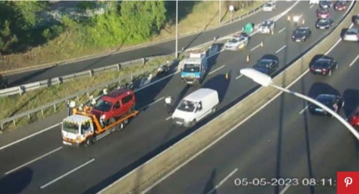 Ingorgo sull’autostrada ad alto rischio