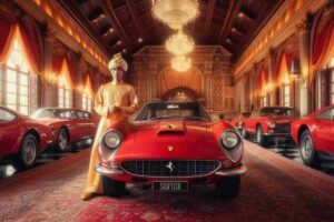 La sua collezione di Ferrari vi lascerà senza parole